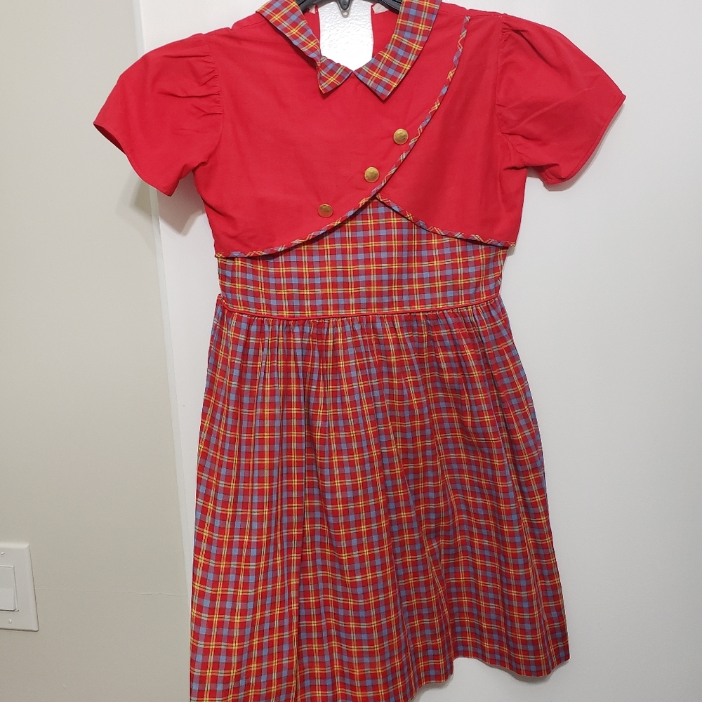 Vintage Inspired Custom Made Dress Sz 6 7
